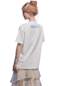 MEDM x Sanrio Cinnamoroll Glitter Print Couple T-Shirt