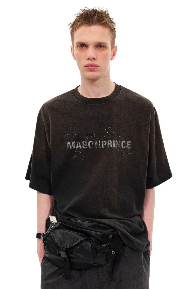 MASONPRINCE Vintage Print Thin Short Sleeve Tee