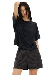 MASONPRINCE Sheer-Texture Tencel Linen Cotton Rip Tee