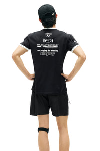 MEDM Racing Logo Print Crew Neck T-Shirt