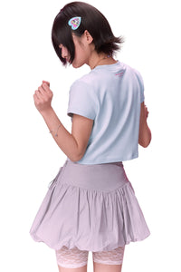BJHG × The Powerpuff Girls Women Slim‑Fit Graphic‑Print Short‑Sleeve Tee