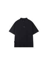 BJHG Men Stand‑Collar Short Sleeve Polo Summer American Casual Quick Dry Top