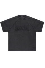 Masonprince   Embroidered Old Short-Sleeved Top