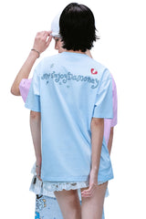 MEDM × Niaoyiyi | Nap Cartoon Versatile Women Crew Tee