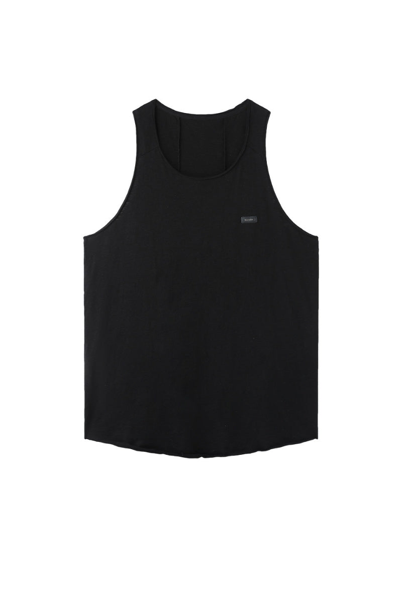 BJHG Men Cotton Sleeveless Tank Top Summer Loose Outdoor Fitness Vest