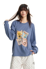 Dangerouspeople｜American Vintage 100% Cotton Long Sleeve Poster Print Tee