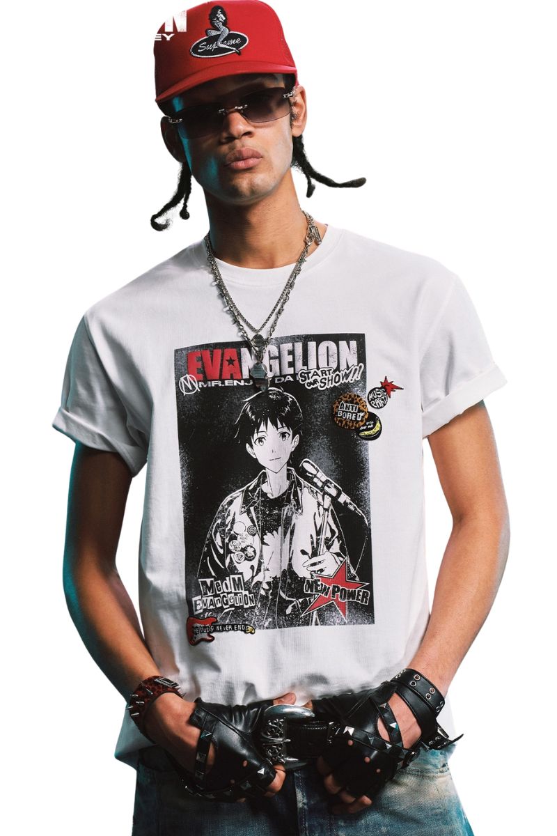 MEDM x EVA NEVER END Series Character Poster T-Shirt