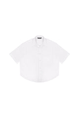 MASONPRINCE Carefree High‑Energy Vacation Raw‑Edge Short Shirt