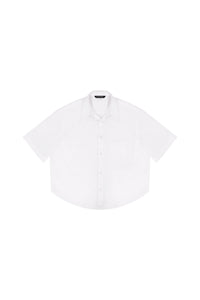 MASONPRINCE Carefree High‑Energy Vacation Raw‑Edge Short Shirt