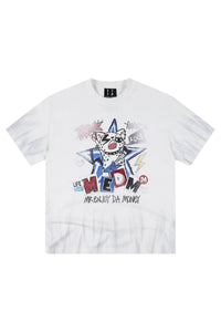 MEDM Rock Kitten Print Vintage Loose Unisex T-Shirt