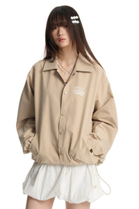 Dangerouspeople｜Cartoon Print Coach Jacket Casual Outerwear
