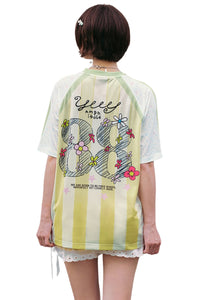 MEDM x YUY Yu Collab Big Print Embroidery Casual Jersey Tee