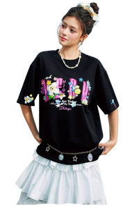 MEDM x NEWMASUS Big Head Image Tee