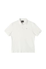 DangerousPeople DSP Women's Loose‑Fit Rose Logo Polo Shirt