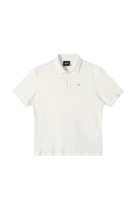 DangerousPeople DSP Women's Loose‑Fit Rose Logo Polo Shirt