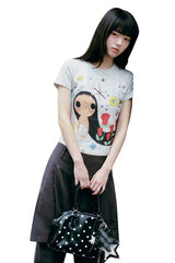 MEDM x YUY Jade Women's Casual Everyday Graphic T-Shirt