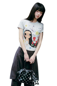 MEDM x YUY Jade Women's Casual Everyday Graphic T-Shirt