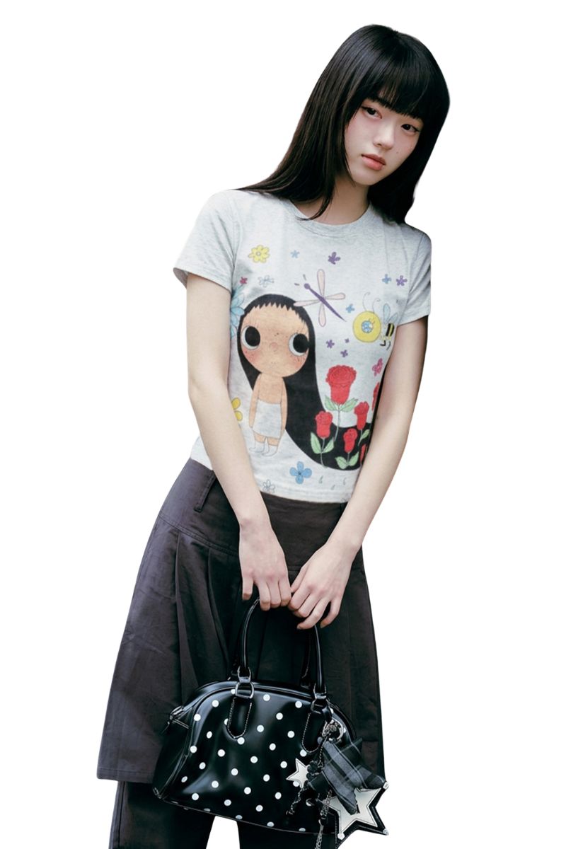 MEDM x YUY Jade Women's Casual Everyday Graphic T-Shirt