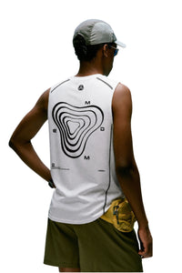 MEDM Sport Logo Print Breathable Mesh Loose Athletic Sleeveless Tank Top