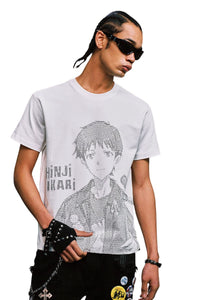 MEDMxEVA NEVER END Series Character Code Style T-shirt