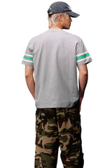 MEDM Star Beaded Stripe Quick Dry Unisex Vintage Jersey Tee