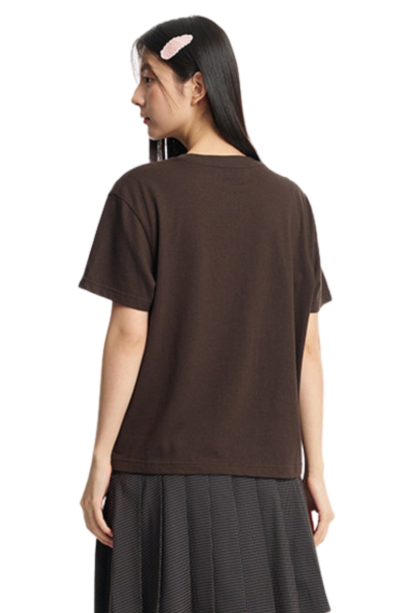DangerousPeople DSP Pony Series Color‑Block Skateboard Pony Tee