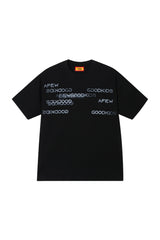 AFGK | Irregular Letter Tee, American High Street Unisex Loose T-Shirt