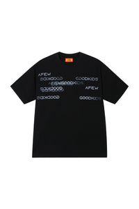 AFGK | Irregular Letter Tee, American High Street Unisex Loose T-Shirt