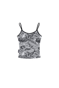 BJHG × The Powerpuff Girls Women Vintage Y2K Spaghetti Strap Cami Top