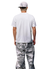 MEDM Sticker Label Patch Embroidery Unisex Cotton T-Shirt
