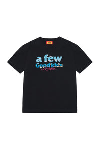 AFGK | Beach Towel Embroidery Shell Tee, Unisex Casual Couple T-Shirt