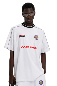 Masonprince   Patch Embroidered Short Sleeve