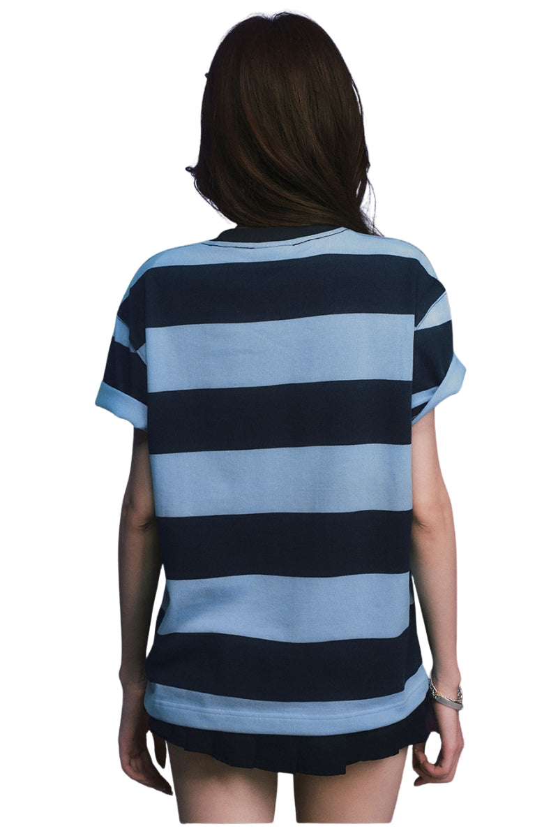 MEDM x Sanrio Kuromi Striped Graphic Tee