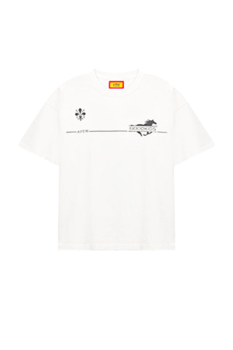 AFGK | Horse Logo Tee, American Streetwear Unisex Loose T-Shirt