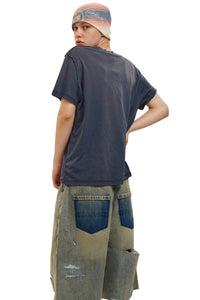 MASONPRINCE Double Collar Hemp Cotton Tee