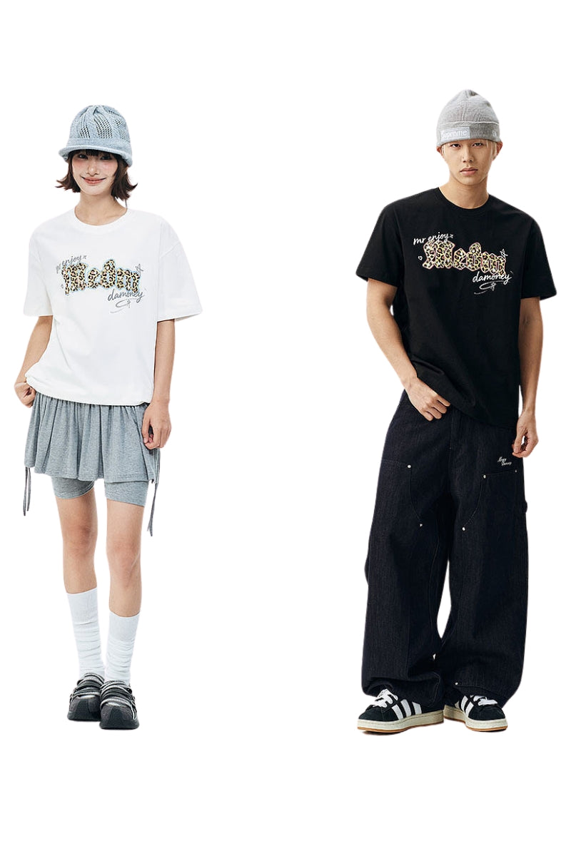 MEDM Gothic Leopard Patch Tee
