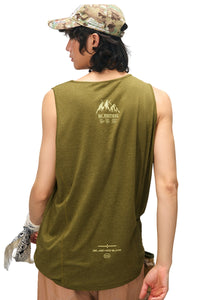 BJHG Men Quick‑Dry Sleeveless Tank Top Outdoor Gym Sport Vest