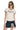 BJHG｜Retro Contrast Fitted Short Sleeve T‑Shirt, Women's