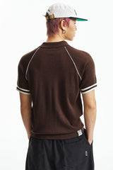 MEDM Jacquard Small LOGO Color MosaicShort Sleeve POLO
