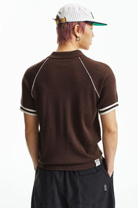 MEDM Jacquard Small LOGO Color MosaicShort Sleeve POLO