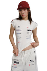 MASONPRINCE Sponsor Red Label Moto Series Cotton Team T-Shirt