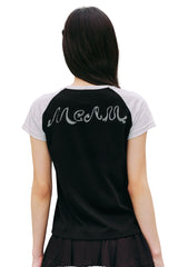 MEDM YUY Jade Big Face Bone Women Slim Raglan Tee