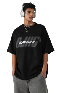 BJHG 3M Reflective Double Print Suede Tee
