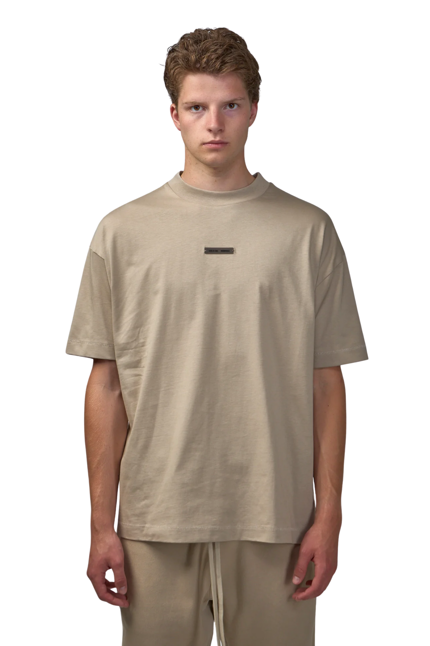 [Smaller Cutting] SS25 Essentials Fear Of God Classic Fit Tee TIMBER
