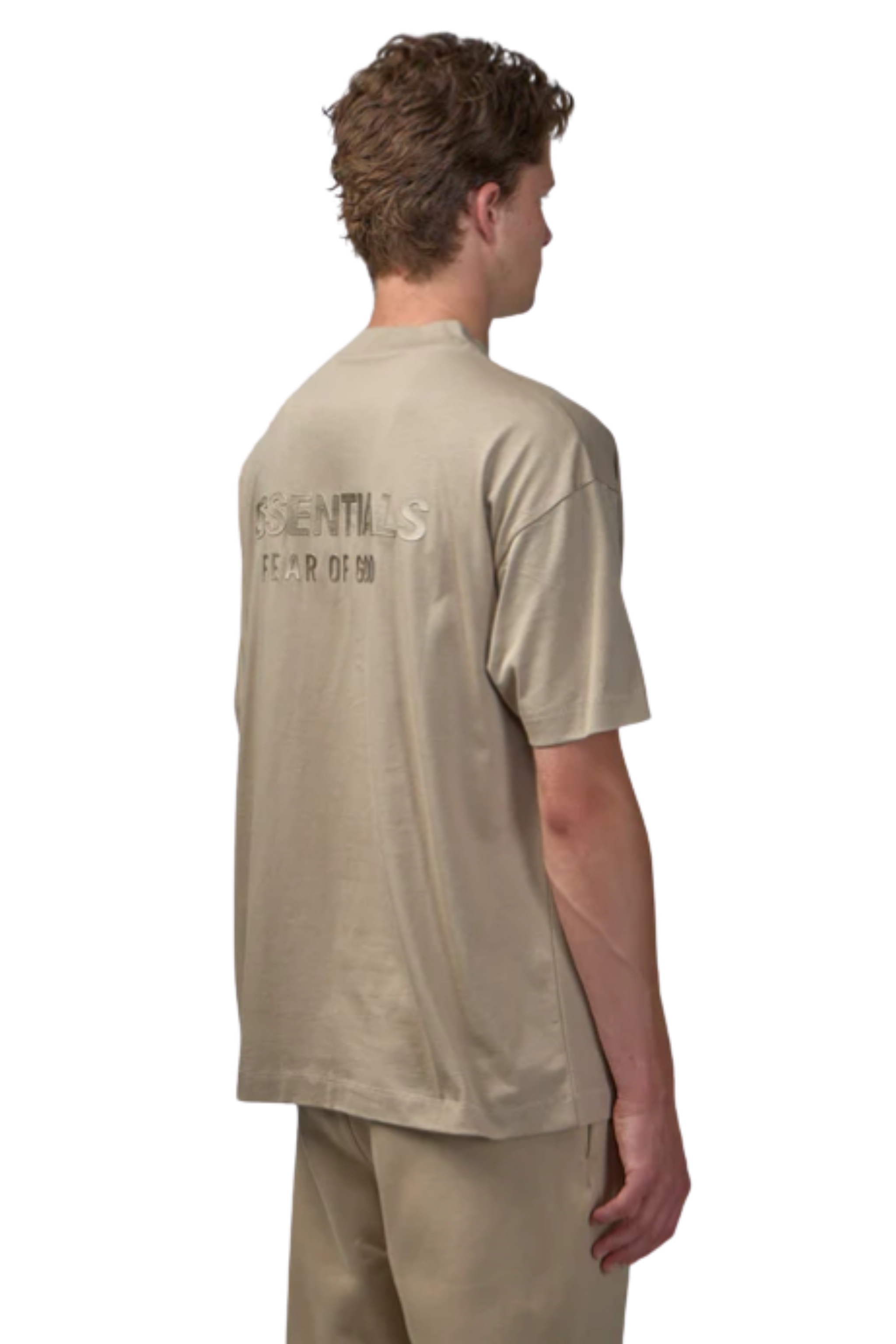 [Smaller Cutting] SS25 Essentials Fear Of God Classic Fit Tee TIMBER