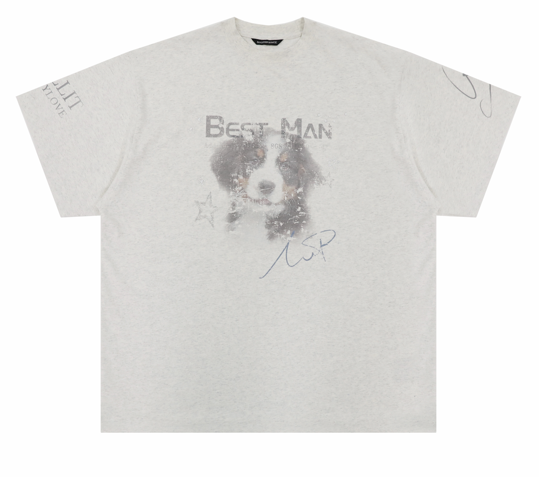MASONPRINCE Healing Puppy  Short-Sleeve Top