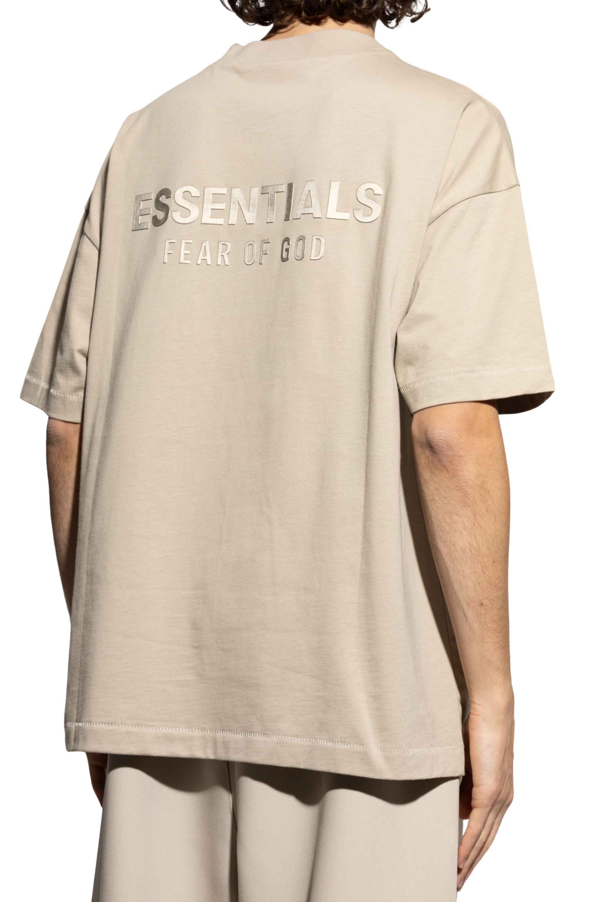[Smaller Cutting] SS25 Essentials Fear Of God Classic Fit Tee TIMBER