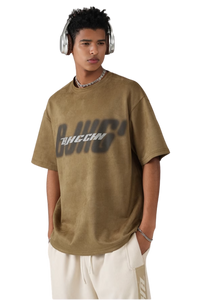 BJHG 3M Reflective Double Print Suede Tee
