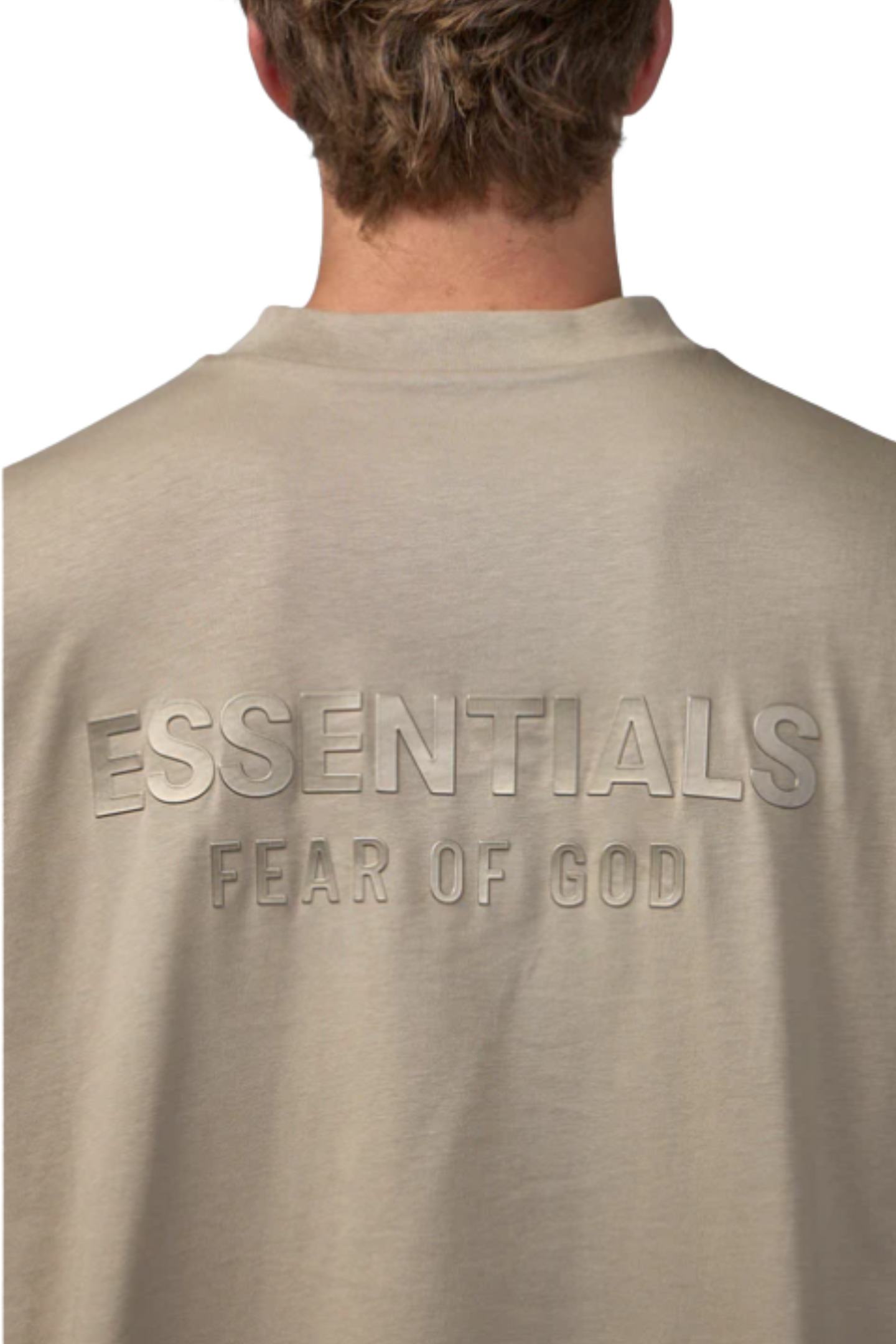 [Smaller Cutting] SS25 Essentials Fear Of God Classic Fit Tee TIMBER