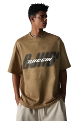 BJHG 3M Reflective Double Print Suede Tee